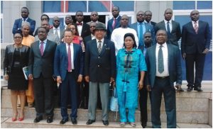 ART Senior Staff poses with  ARTAC President, Lin Mombo and his delegation