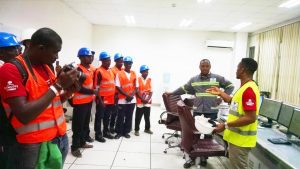 Users at the control centre where all aperations are automated