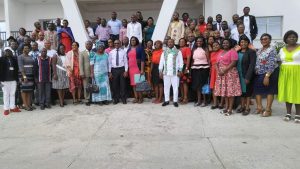 SW health workers after two -day workshop on maternal mortality in Buea