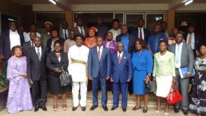 Limbe City Council GD, Senior Councellors pose with Fako SDO and MPs