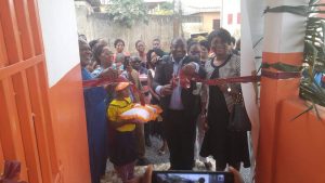 Symbolic opening of the vocational training workshop