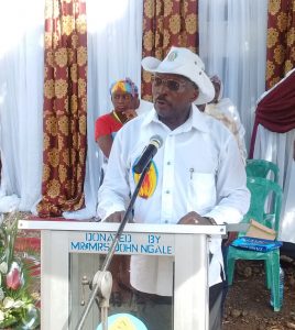 cPdM Fako 1a Section president, Motanga andrew Monjimba addressing militants