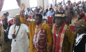 Limbe Paramount Chief-designate, John  Elufa Manga Williams  swears to serve with the fear of God