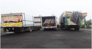 Items dispatched to the South West region for IDP’s in 3 divisions of the region