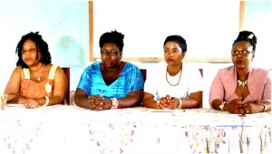 Cross section of members of young women-led CSOs/NGO advocating peace and denouncing violence