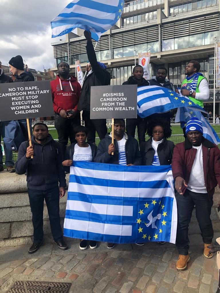 SCNC activists in London want Cameroon suspended from the Commonwealth