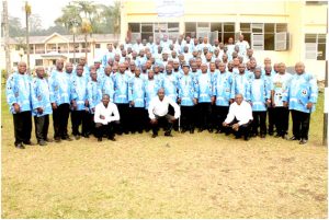  Members of CMF Molyko pose shortly after election