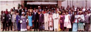 Participants pose with Deputy Speaker, Hon Baoro Theophile, other authorities