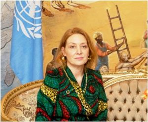 Ms Allegra baiocchi, Resident Coordinator of the UN system and Humanitarian Coordinator in Cameroon