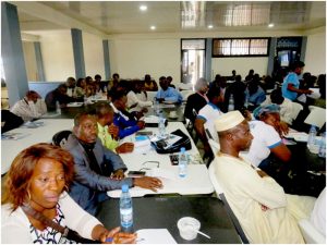  Cross-section of religious leaders at training