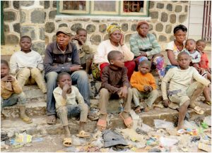 Tired Koshin family waiting for aid from Fundong mayor