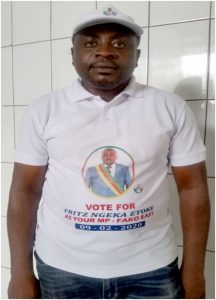 Fritz Ngeka Etoke, Head of List of the SDF Fako East Constituency 